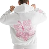 ABPWO Preppy Clothes Embroidery Graphic Y2k Hoodies Women Cute Sweatshirt Teen Girls Oversized Long Sleeve Pullover Sweater(Light Gray,Small)