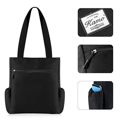 Image of KAMO Floral Tote Bag - Waterproof Lightweight Handbags Travel Shoulder Bag for Hiking Yoga Gym Swimming Travel Beach