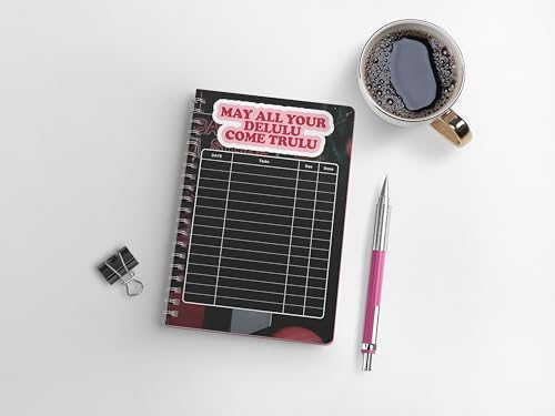 Image of zenithink Pink Aesthetc Wiro Journal Notebook | 80 gsm Paper With 350GSM Hard Cover | Unruled | Pages - 160 | A5 Size | Wiro Binding | Versatile for School, Home & Office