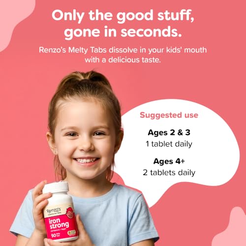 Renzo's Kids Iron Melty Tabs