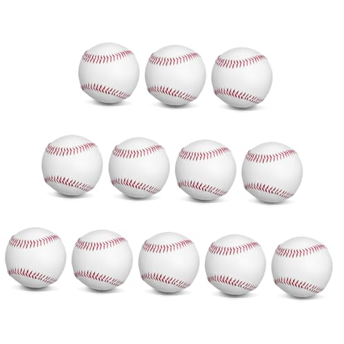 SUPVOX 12 Pack Baseballs Training Pitching Baseball Training Accessories Practice