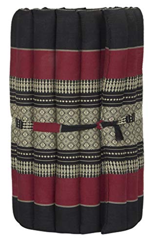 Fine Asianliving Thai Rollmatte Rollmatratze aus Kapok 190x50x4.5cm Thai Kissen Meditation Matte Matratze Kapok 301-P01 Cover