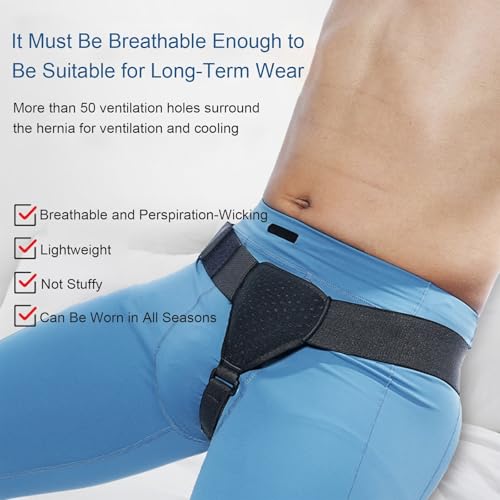 Faja para Hernia Inguinal con Almohadillas de Gel Ajustables miniatura 5
