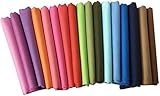Qililandiy 17 pcs 18' x 22'（46 * 56cm）Cotton Fat Quarter Bundle Assorted Colors Fabric Bundle...