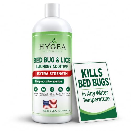 Hygea Natural Extra Strength Bed Bug &amp; Lice Laundry Additive, 32 oz
