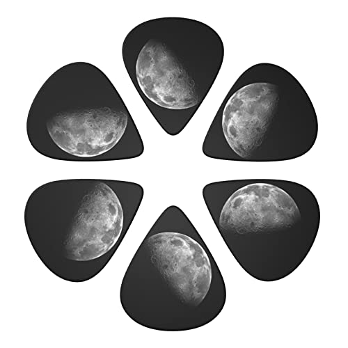 ASDTEHCY Lot de 6 médiators en celluloïd – Fond noir – Pour guitares acoustiques électriques, basses ou ukulélé - Les Beatles, Paul McCartney, John Lennon, RIngo Starr, George Harrison ASDTEHCY Lot de 6 médiators en celluloïd - Fond noir - Pour guitares acoustiques électriques, basses ou ukulélé – Image 3