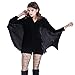 THEE Disfraz de Murciélago para Mujer Halloween Vampiro Cosplay Costume