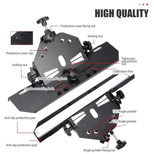 Tile Chamfering Machine, Slider 45° Tile Cutter for Angle Grinder 115/125MM - Image 2