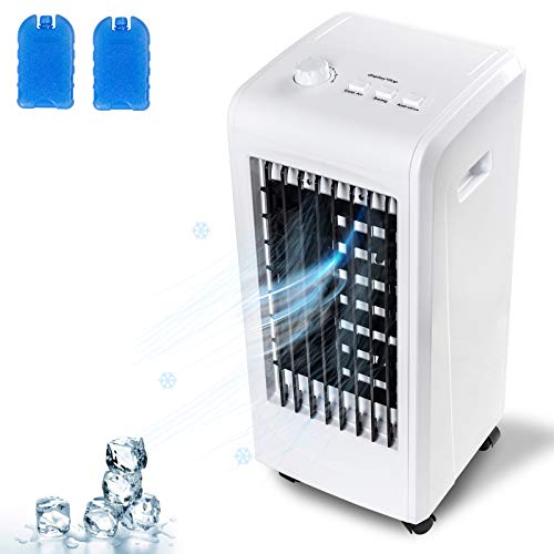 Display4top Portable Evaporative Air Cooler,Single-Cooling Type air Cooler,Bladeless Quiet Electric Fan,Energy Saving,for Indoor