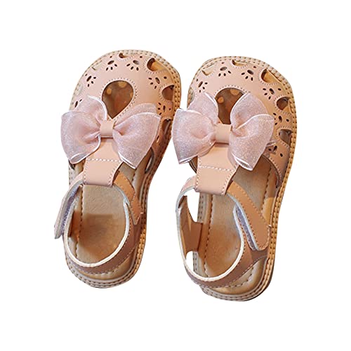 Toddler Girls Sandals Flat Shoes Princess Shoes Casual Sandals Bow Shoes Baotou Beach Shoes Girls Sneakers Girls Jellies