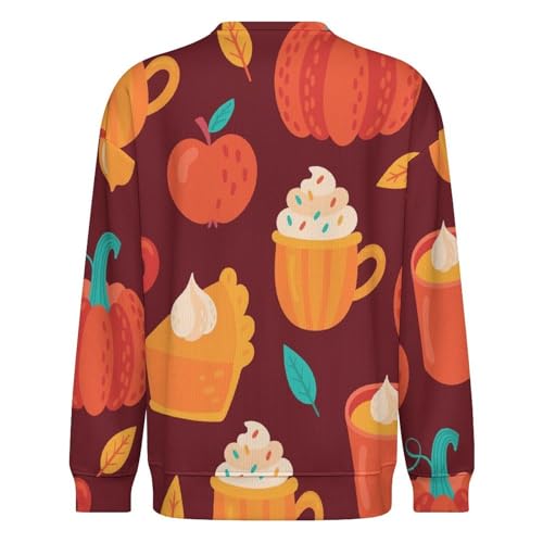 MoBlinko Sweaters for Men Shinning Blue Snowflakes Printed Mens Crewneck Sweater Long Sleeve Lightweight Pullover3