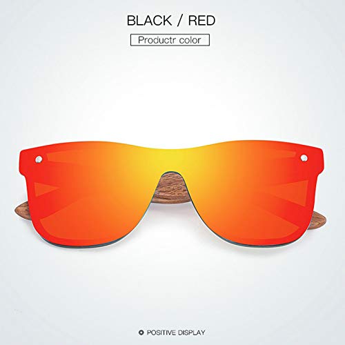 Image of willochra Polarized Wood Mirror Lens Sun Glasses for Women men drive Colorful Shades Handmade Bamboo wood sunglasses