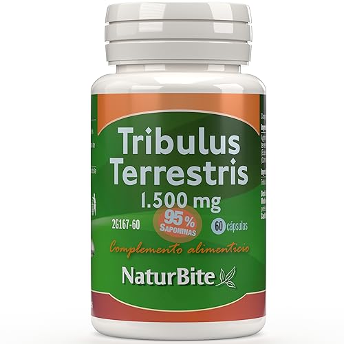 NaturBite Tribulus Terrestris 1500mg 60 Cápsulas