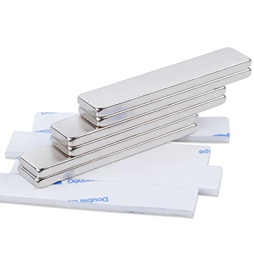 Imanes neodimio potentes rectangular de 50x10x3mm para sujetar notas sin caídas 4