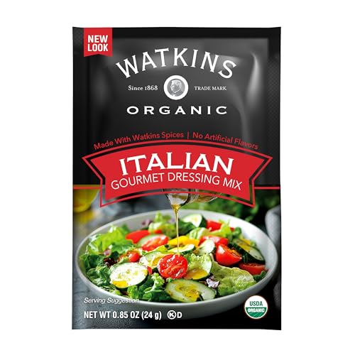 Image of Watkins Organic Italian Salad Dressing Mix, 0.85 oz. Packets, 12-Pack