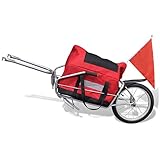 Es adecuado para todas las bicicletas con ruedas traseras de liberación rápida.Este remolque de carga 2 en 1, con una carga máxima de 40 kg, está diseñado con una construcción rígida, que seguramente le ofrecerá largos años de uso