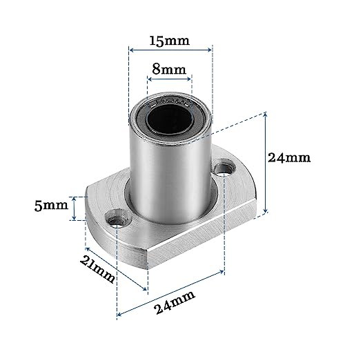 QUARKZMAN LMH8UU Lineare Sfere Cuscinetti x 2pz