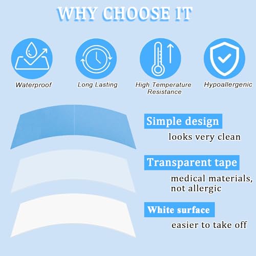 kachanaa 48pcs double sided ultra hold waterproof lace glue for front lace wigbold hold lace wig tape in hair extension remover can replacement blue