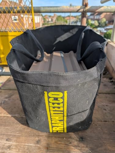 Graphite Super Sack - Bulk Waste Bags, Construction, Demolition, Garden and Landscaping clearance. Waste Management, Building Material Rubbish Clear. 100% Plastic-Free, Sustainable.