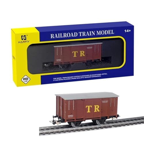 HTLNUZD 1/87 Model Train Set Narrow Gauge Model Railway Track, Nickel Silver Curved & Turnout Tracks, Perfect for Hobbyists & Train Collectors Premium Gift (96050)