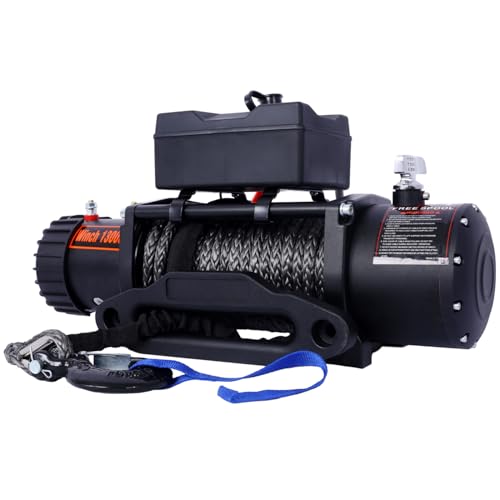 Winche Eléctrico 13000 lb 12V con Control Remoto miniatura 6