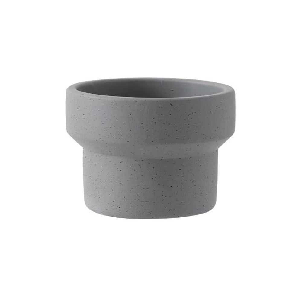 Pq7hKv2wD Indoor Plant Pots Round Cement Flower Pot, with Spotted Small Planter, for Indoor Outdoor Room Balcony Garden Office Plant Container Garden Planters