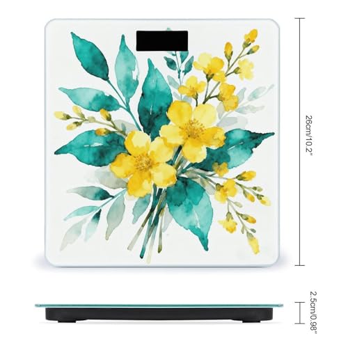 Báscula Digital Corporal BTCOWZRV con Display LCD y Base Antideslizante miniatura 2