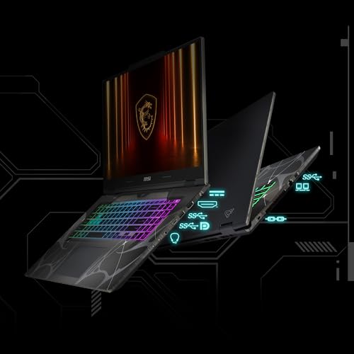 MSI Cyborg 15 Gaming Laptop| Intel Core™ 7 240H | NVIDIA GeForce RTX 5060 | 15.6'' FHD 144Hz Screen |16GB DDR5 RAM | 1TB SSD | Windows 11 Home | Translucent Black - Image 6