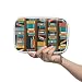 Custodia per matite in pelle Borsa per cosmetici Biblioteca Libreria per scaffali Grande capacità per scuola di viaggio