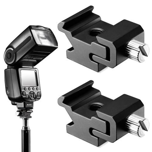 Kamera Blitzschuhadapter,Blitzschuh Adapter 1/4-Zoll-Stativgewinde,Blitzschuh-Halterung,Blitzhalterung,Kamera Hotshoe Adapter,Hot Shoe Adapter 1/4 für...