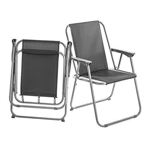 ESTEXO Campingstuhl Klappstuhl 2er Set Angel Anglerstuhl Regie Strand Stuhl faltbar klappbar Outdoor – Bild 5