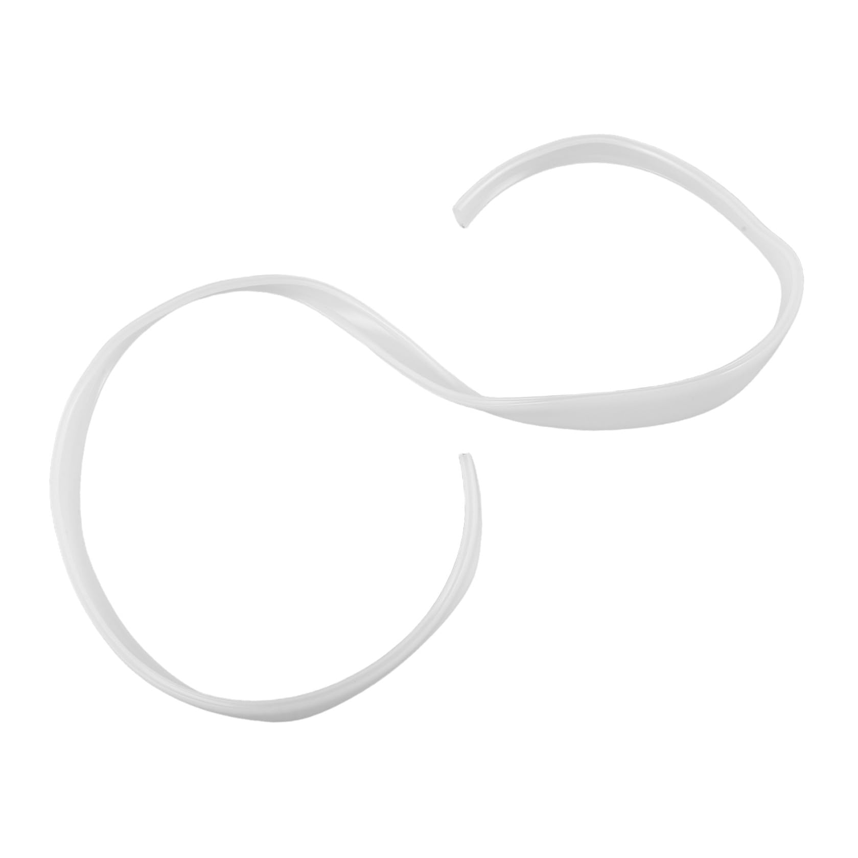 Copertura Diffusore LED in PVC Flessibile, Canale Curvo 1 Pezzo | 39, 3x0, 63 Pollici, per Parete Soffitto Sotto Armadio, Montaggio Rapido, Spazi Abitativi Residenziali