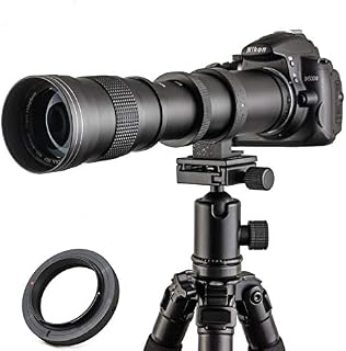 JINTU 420-800mm f/8.3 Manual Zoom Telephoto Lens Camera Lenses for Nikon SLR D5500 D3300 D3200 D5300 D3400 D7200 D750 D3500 D7500 D500 D600 D700 D800 D810 D850 D3100 D5100 D5200 D7000 D7100