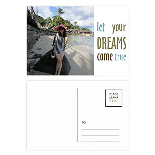 Postales de agradecimiento Ellie Yao Dream Come True, diseña tus mensajes de ensueño