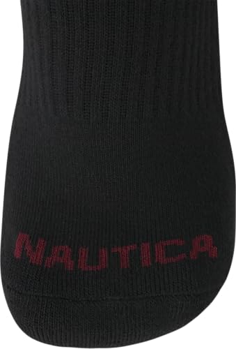 Image of Nautica Womens Low Cut Socks - 12 Pack Breathable Mesh Cushioned Athletic Performance No Show Socks for Women