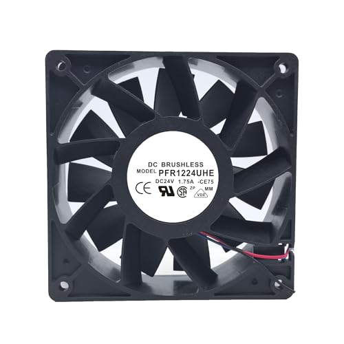 Nuova ventola di raffreddamento PFR1224UHE DC 24V 1.75A 12cm 12038 120x120x38mm 3 fili