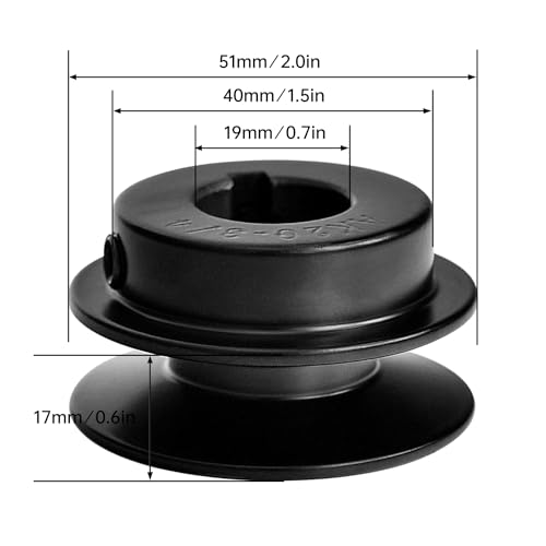 Minerguy MG-AK20-3/4 Ak20-3/4 Single Groove Mechanical V-Belt Pulleys 3/4 Inch Bore 2 Inch Od thumb #2
