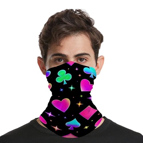 Men Women Face Mask Scarf, Seamless Cooling Fishing Neck Gaiter Bandana Breathable Face Cover for Outdoor Sport4