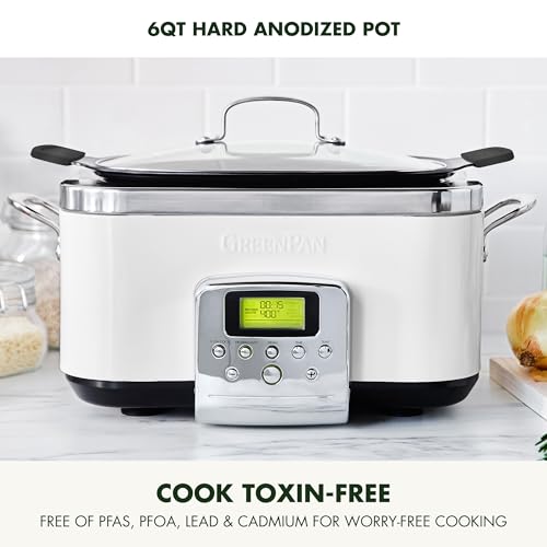 GreenPan-Elite-8-in-1-Programmable-6QT-Electric-Slow-Cooker-Dishwasher-Safe-Lid-Removable-Crock-PFAS-Free-Healthy-Ceramic-Nonstick-Multi-Cooker-Sear-SauteBrown-Steam-Basket-Roast-White