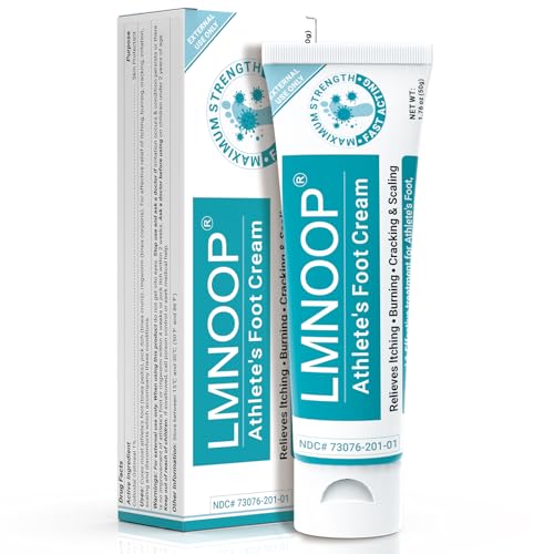 LMNOOP Athletes Foot Treatment Cream, Maximum Strength for Athlete's Foot (Tinea Pedis), Itching, Blister, Burning, Cracking, Scaling, Beriberi,Natural Herbs Antifungal Foot Cream