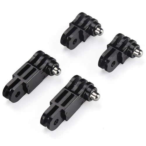 Image of HSU Adjust Arm Straight Joints Mount, Long and Short Same Direction Straight Joints Mount for GoPro Hero 13 12 11 10 9 8 7 6 5 4 3 3+ 2 1, AKASO Campark and Other Action Cameras