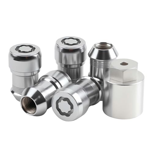 Wheel Lock Lug Nuts Replace 82215711 Compatible with Jeep Vehicle 2018-2024 Wrangler JL 2020-2024...
