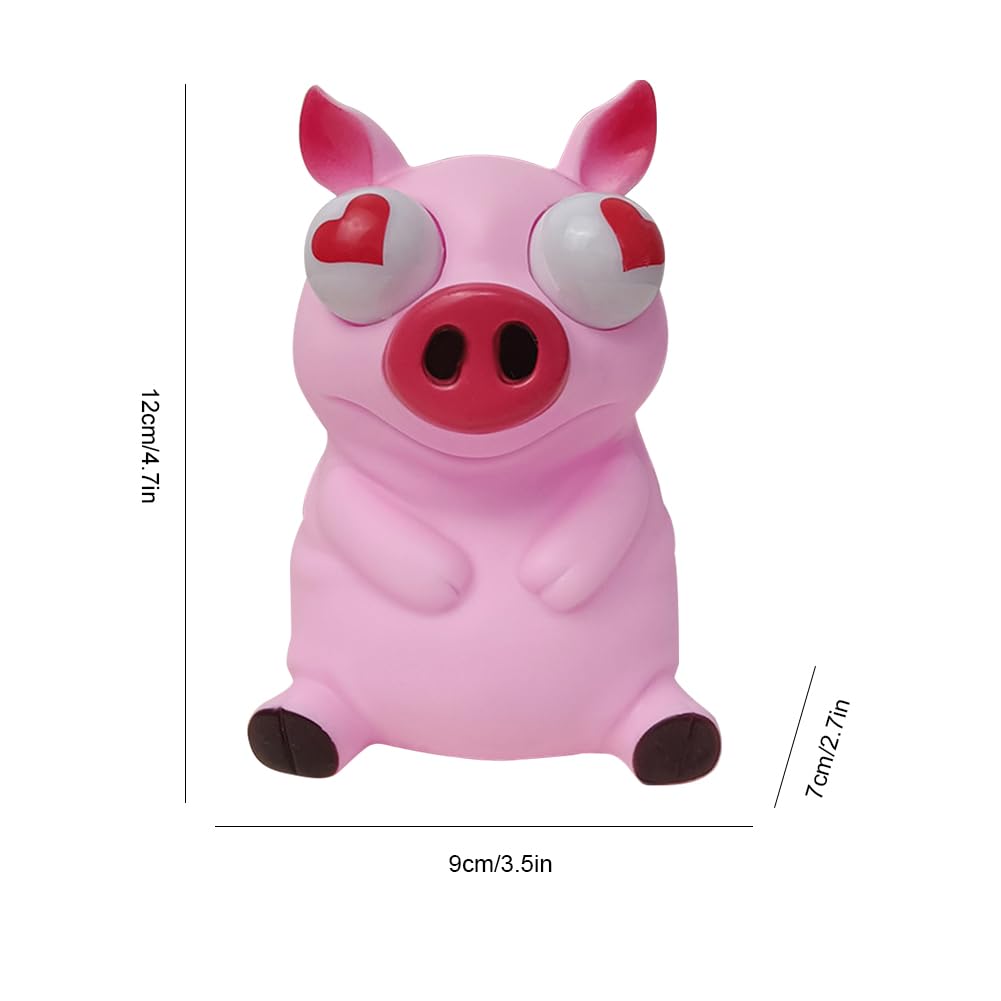 Amazon.co.jp: Lovehomily 目が飛び出すおもちゃ 手のひらサイズの子豚