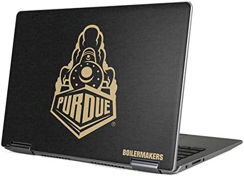 Skinit Decal Laptop Skin Compatible with Yoga 710 14in - Officially Licensed College Purdue University Signature Logo Design