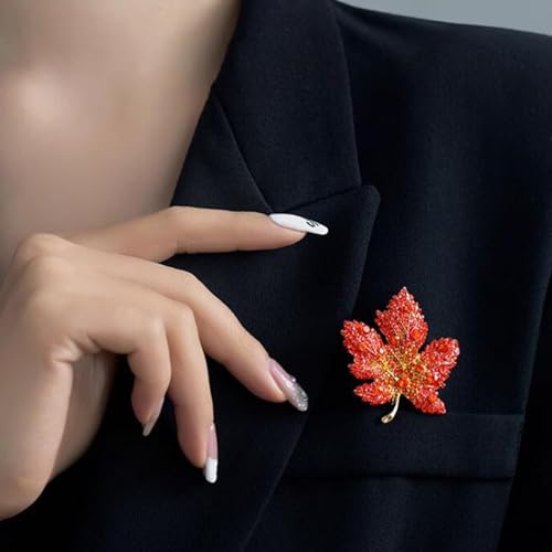 Image of Elegant Pink Lily Flower Brooch Pin for Women - Rhinestone Lily Lapel Pin for Coats, Jackets, and Sweaters