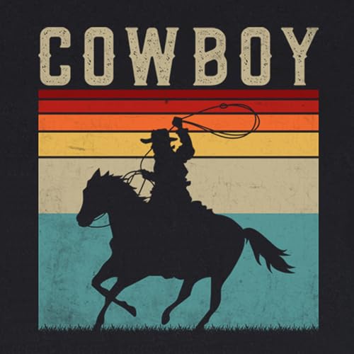 Cowboy Shirts for Boys Vintage Western Style Denim Graphic Cotton Crew Neck T-Shirt Size: 2-7 Years2