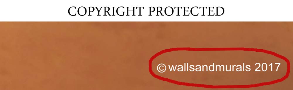 Walls and Murals Large, Tearable, Washable 7 Running Horses Vinyl Vaastu Paintings/Peel and Stick Poster - Original Artist Work, Copyright Protected (20 x 48, Orange) Animals 3