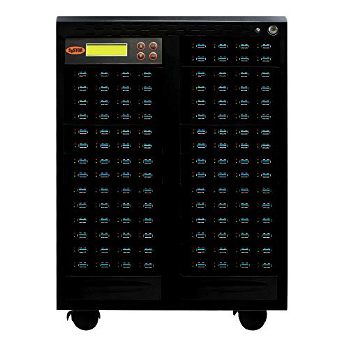 Image of Systor 1 to 119 USB 3.0 /3.1 Duplicator 6GB /Min - SYS-USB30100-119 | Standalone USB duplicator and sanitizer for flash memory drives with copier and storage drive eraser, speeds up to 100MB /sec.