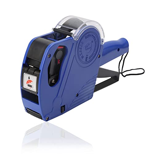 DERCLIVE Price tag Gun 8-Digit Retail Pricing Label Gun kit with Sticker Labels Ink