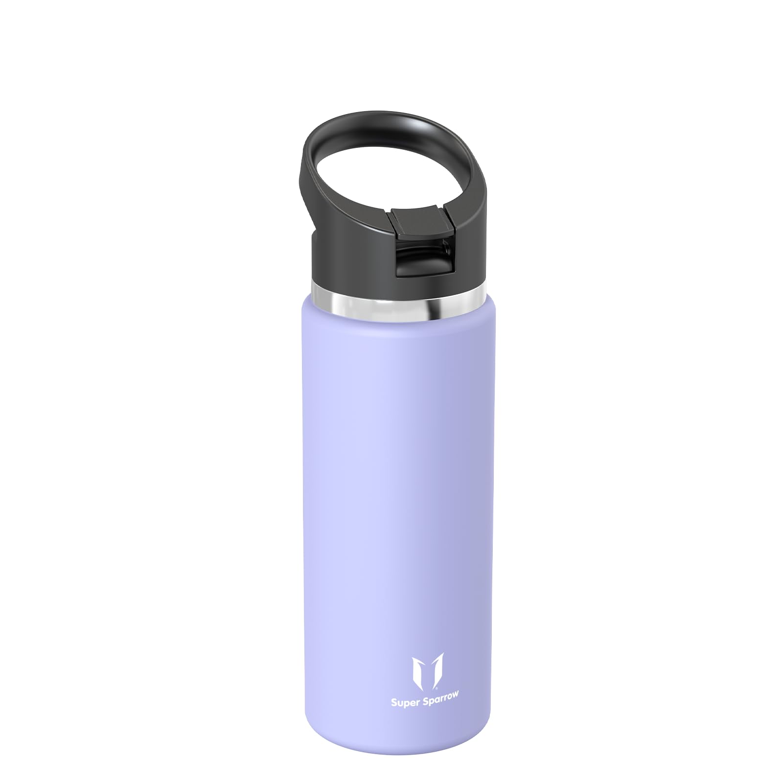 Super Sparrow Borraccia Termica - 500ml, 750ml, 1000ml, 1.2L, 1.5L- SwivelSip Inox Bottiglia - Senza BPA Borracce Termiche, Borraccia Ergonomica per Bambini, Sportiva, Bici, Campeggio, Palestra